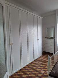 Armadio 6 ante e letto in ferro Battuto 