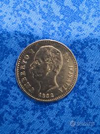 Marengo in oro del 1882 RE UMBERTO I