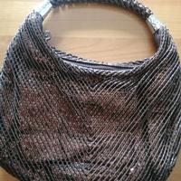 Borsa ecopelle color bronzo