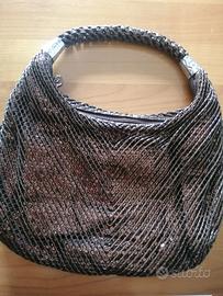 Borsa ecopelle color bronzo