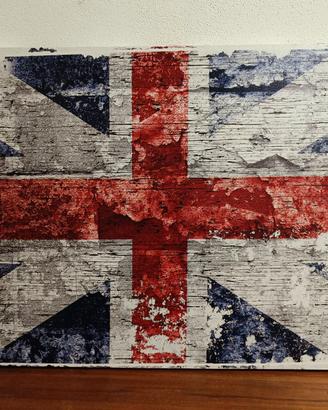 Quadro su tela bandiera inglese Union Jack