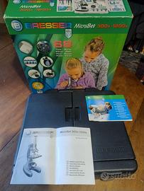 MicroSet microscopio Bresser 300x 1200x