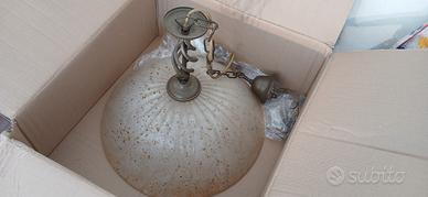 Lampadario vetro 
