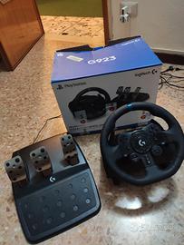 Volante Logitech G923 + Pedaliera – PS4/PS5/PC 