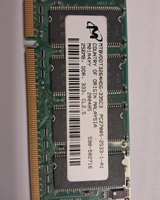 memoria RAM portatile