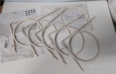 Staffe reggimensola IKEA mod.EKBY - 6 pezzi