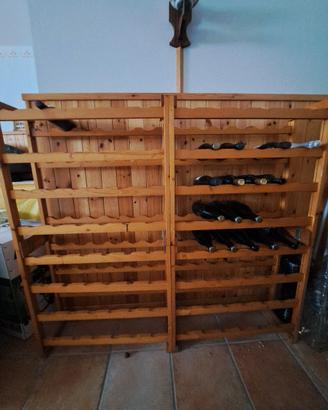Portabottiglie in legno