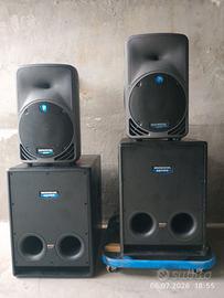 Impianto audio Meckie USA 1800 watt RMS