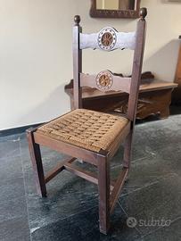 Sedia in legno massello