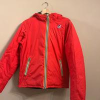 Giubotto K-Way reversibile rosso e blu taglia M