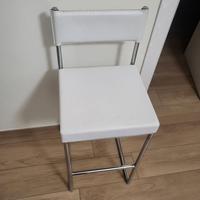 Sgabelli Bianchi Similpelle