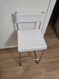 Sgabelli Bianchi Similpelle