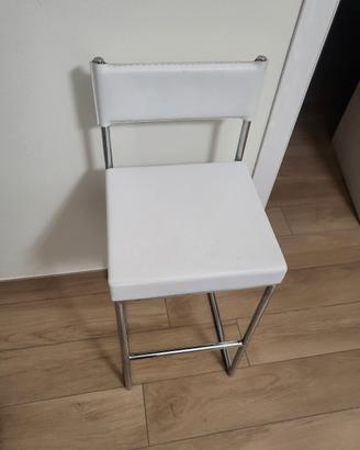 Sgabelli Bianchi Similpelle