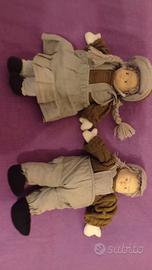 coppia bambole vintage 