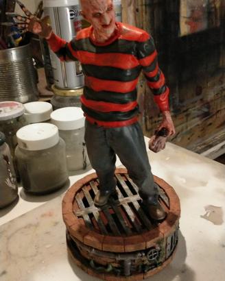 Statuette freddy krueger stampanto in 3D dipinta