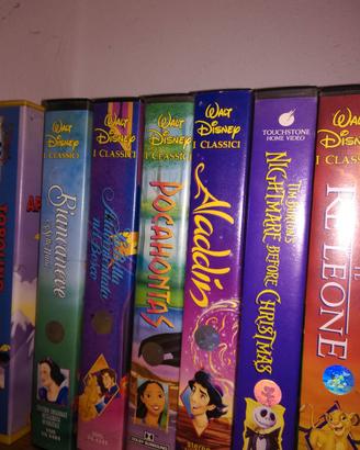Videocassette originali film Walt disney e altri