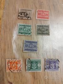 francobolli segnatasse regno 1934