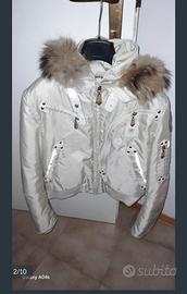 Giubbotto Piero Guidi Lineabold Bianco con Cappucc