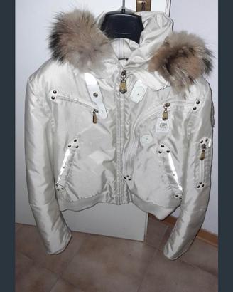 Giubbotto Piero Guidi Lineabold Bianco con Cappucc