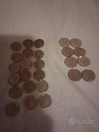 monete  lire 50 e 100 lire piccole 