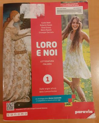 libro  di letteratura scuole superiori