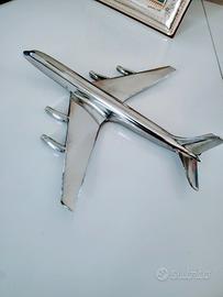 Modellino Aereo Vintage in Metallo