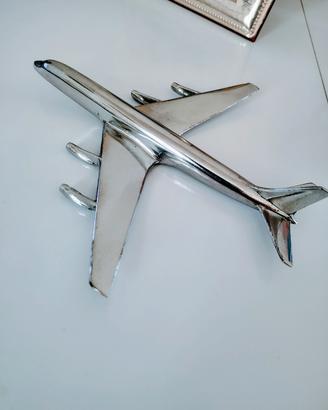Modellino Aereo Vintage in Metallo