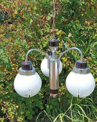 Lampadario in vetro di Murano stile Mazzega
