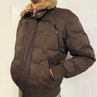 Piumino Moorer Marrone