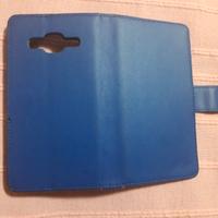 Cover Samsung Galaxy Core Prime portafoglio blu