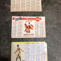 Calendari tascabili d’epoca annate 1951/56/58