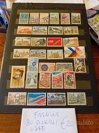 Francia sei lotti di francobolli 