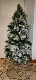 Albero di natale innevato 150 cm