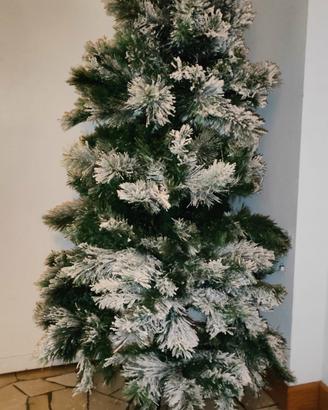 Albero di natale innevato 150 cm