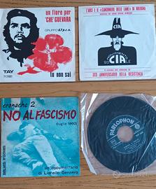 N. 3 VINILI POLITICI ITALIANI 45 GIRI ANNI ’60-‘70