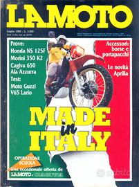 rivista LA MOTO numero 7 anno 1985
