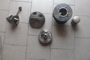 kit cilindro biella e rapporti denti dritti 130 cc