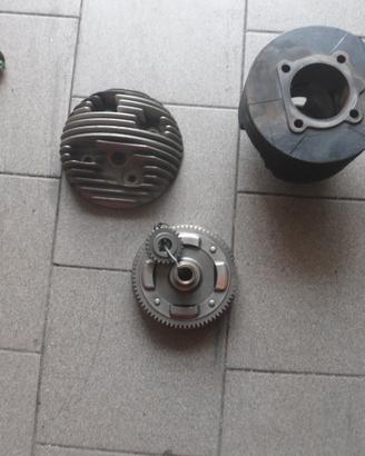 kit cilindro biella e rapporti denti dritti 130 cc