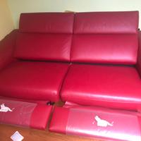 Divani by Natuzzi elettrico doppia pelle 3/4 posti