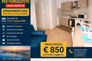 Ultima disponibilità per ferragosto