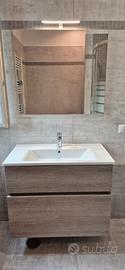 Due Mobili Bagno-Rovere Grigio  