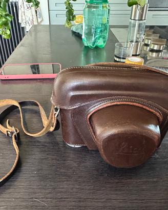 Custodia in pelle vintage originale Leica M