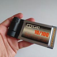ST LAB LAN Adapter Notebook Card 100-107 PCMCIA 10