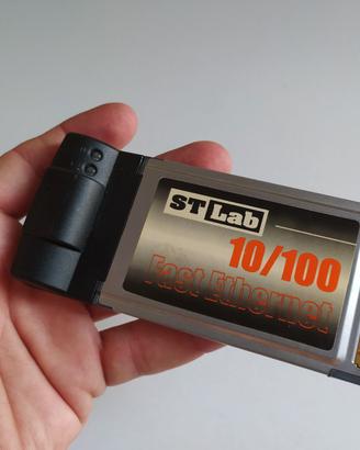 ST LAB LAN Adapter Notebook Card 100-107 PCMCIA 10