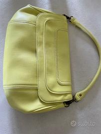 Borsa giallo acido Benetton