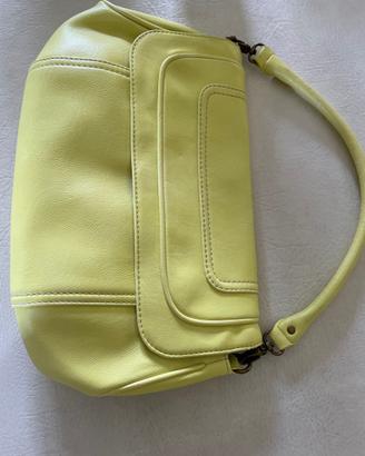 Borsa giallo acido Benetton