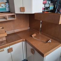 Mobili da cucina ad angolo anni '80