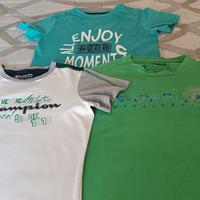 Set di 3 t-shirts bambino maniche corte, 9/10A