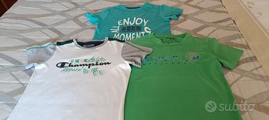 Set di 3 t-shirts bambino maniche corte, 9/10A