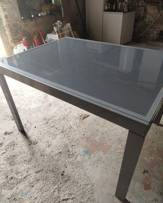 Tavolo allungabile grigio